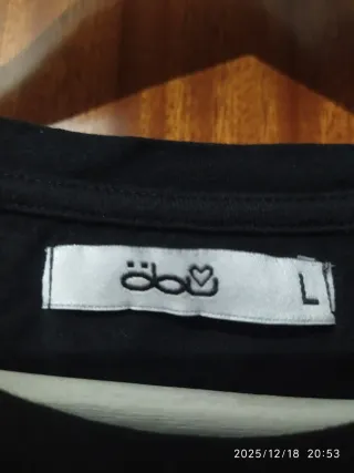 Camiseta Negra nerd is the new cool Talla L