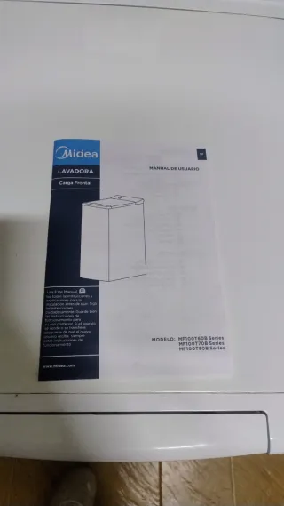 Lavadora Carga Superior Midea MF100T70B/W-ES