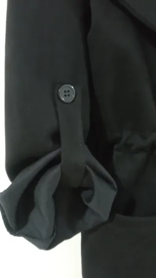 Blazer negro con cordón