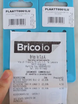 Attacchino flessibile per rubinetto lavabo