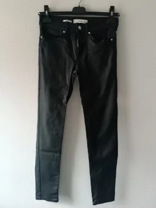 Pantalón efecto encerado