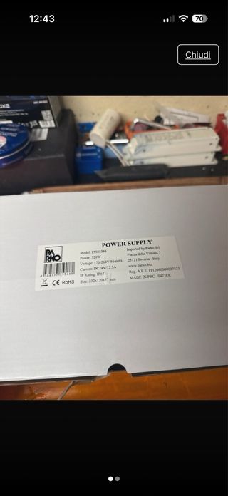 Trasformatore Alimentatore 220V / 24V