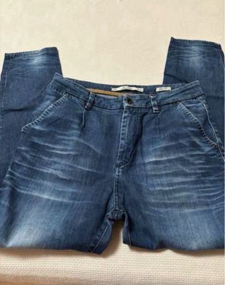 Vaqueros Zara Mujer Azul