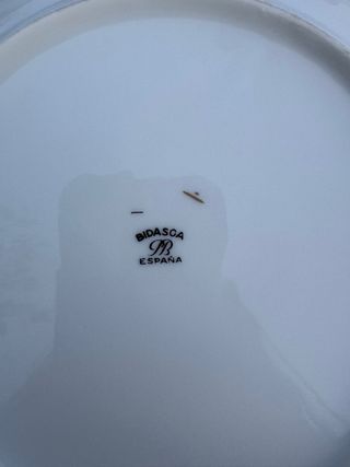 Vajilla Bidasoa 12 Comensales Porcelana