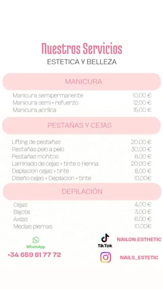 Servicios de Estética y Belleza
