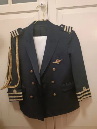 Traje comunión talla 11 verde y dorado