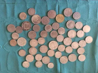 51 Monete Franco Belga