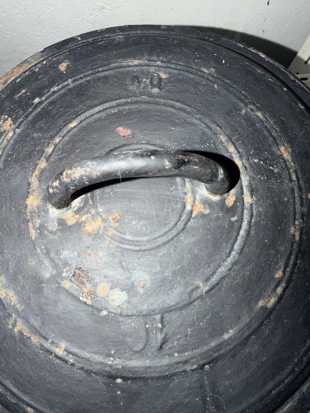 Lote 3 Ollas Hierro Fundido con Patas