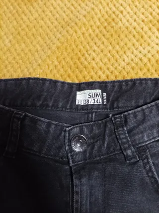 Pantalón vaquero hombre Kiabi negro