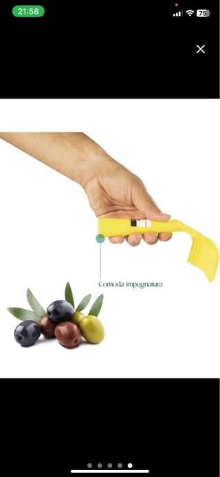 Rastrillo para recoger aceitunas (9 dientes)