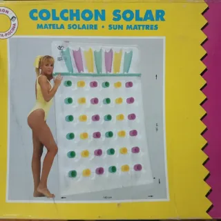 Colchón inflable doble para piscina
