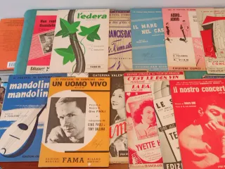 Spartiti musicali anni '50 - '60
