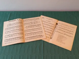 Spartiti musicali anni '50 - '60