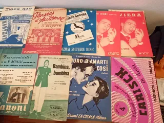 Spartiti musicali anni '50 - '60