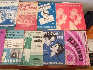 Spartiti musicali anni '50 - '60