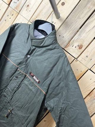 Chaqueta T-M Impermeable Kiwi Grasa Verde