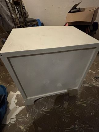 Mesita de noche antigua madera