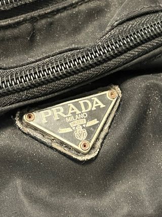 Riñonera Prada Negra Nylon Unisex