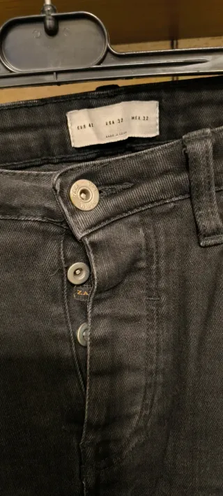 Jeans Zara Uomo Neri Strappati