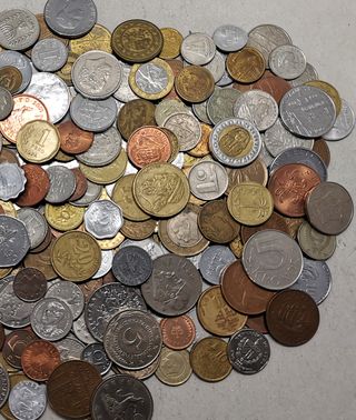 Lote de monedas del mundo - 1 kilo