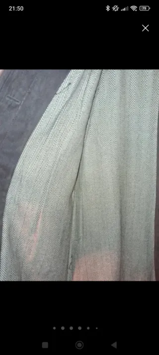 Chaquetón ante mujer T44 cuello pelo