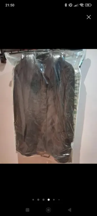 Chaquetón ante mujer T44 cuello pelo