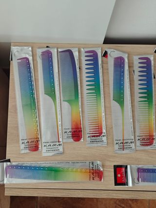 Conjunto de 12 pentes KAMMM multicolor