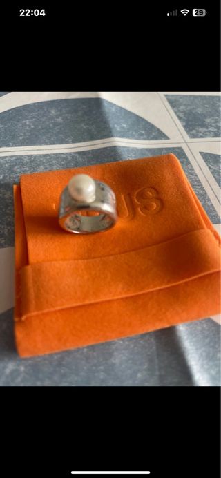 Anillo Tous Plata Perla Cultivada