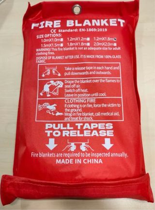 kit Manta Ignífuga y Detector Humo