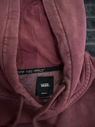 Sudadera Vans Talla M Lavado Piedra. Logo bordado