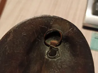 Placca medaglione bassorilievo effige di Dante