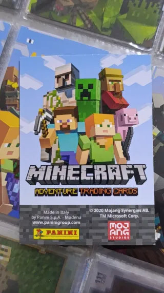 2021 Panini Minecraft Steve Limited Edition