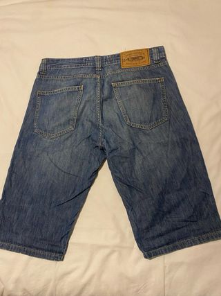 Pantalón corto vaquero hombre