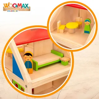 Casa de Madera Woomax Colorbaby