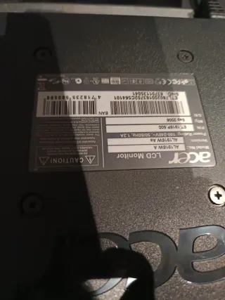 Monitor Acer AL1976W Plata