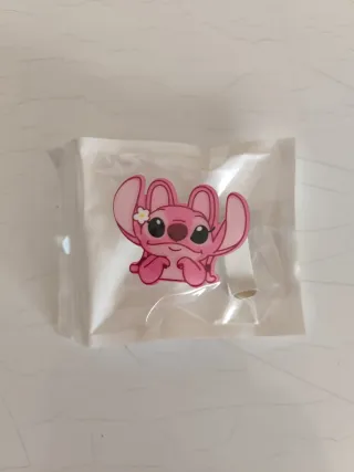 Clip para coche de Stitch rosa