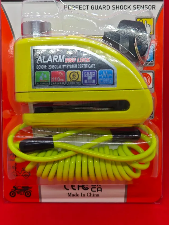 Candado Alarma Disco Moto