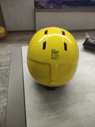 Casco de esquí y snowboard niño Wezde amarillo