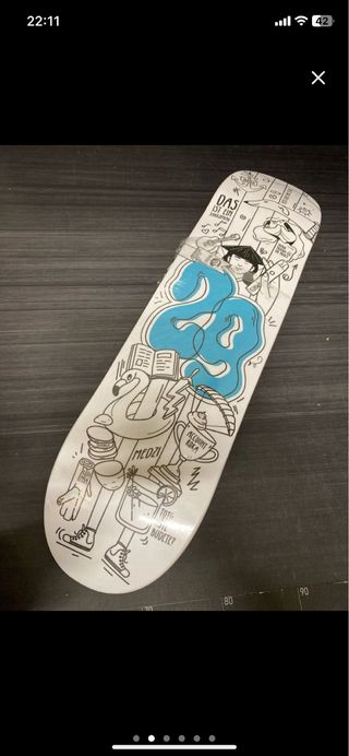 Lote Rollo Lija Skate negra + 2 Tablas + pliegos