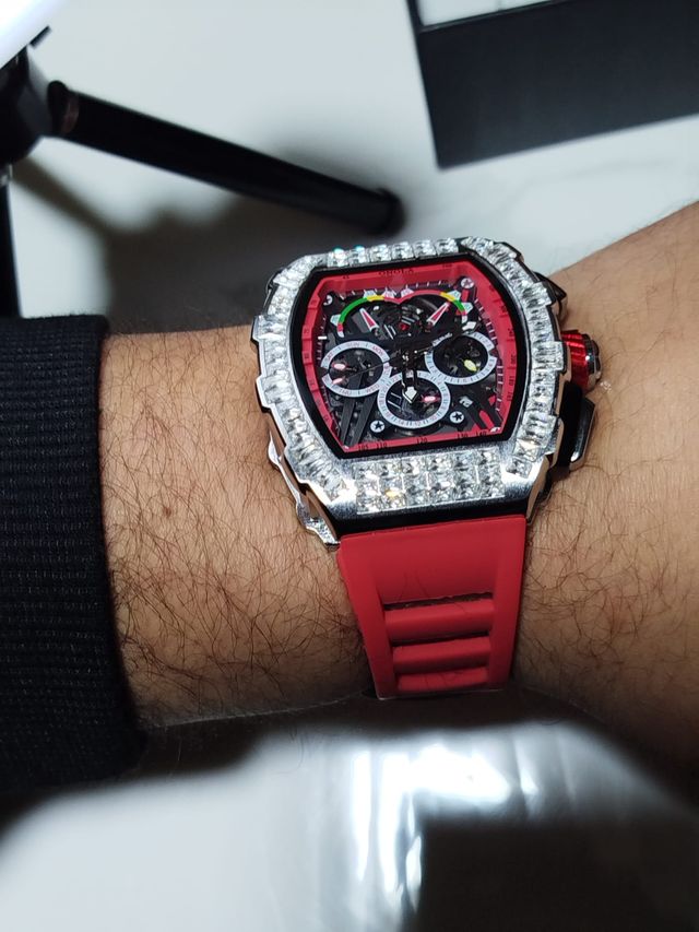 Reloj Automatico Richard cronografo diamantes