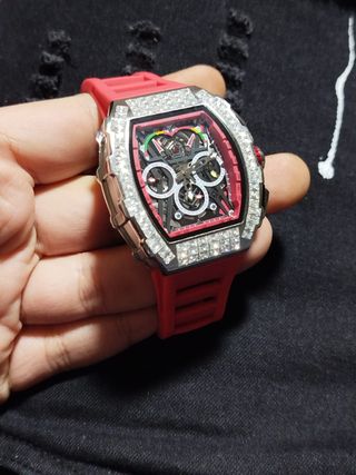 Reloj Automatico Richard cronografo diamantes