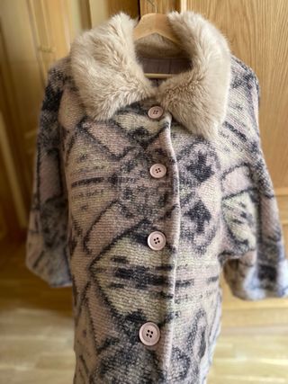 Chaqueta Lana Mohair Italiana Talla Única
