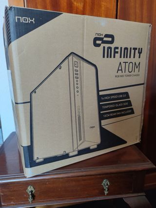 Torre PC Negra/Plateada