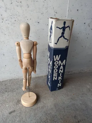 Manichino di legno per arte disegno
