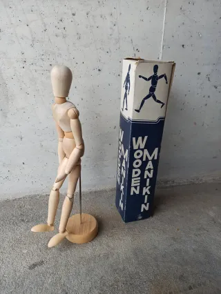 Manichino di legno per arte disegno