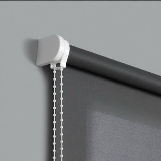 Estor enrollable gris translúcido 180x180