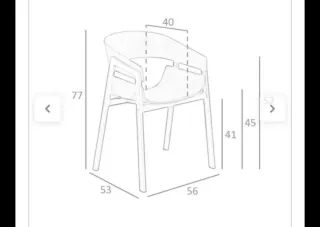 1 Silla Angel Cerda madera y metal