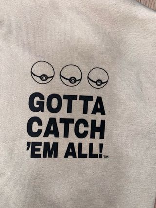 Sudadera Pokémon Beige Talla 12/13