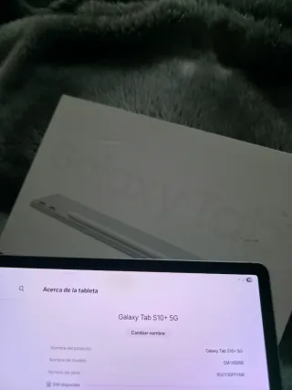 Samsung Galaxy Tab S10+ 5G 512GB Plata
