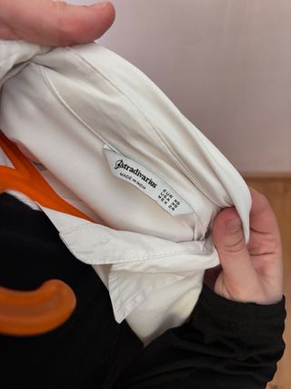 Camisa oversize Stradivarius blanca
